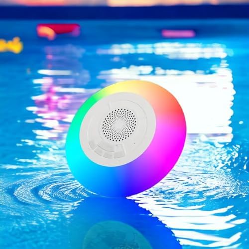 Parlante Flotante para Piscina con Luces RGB